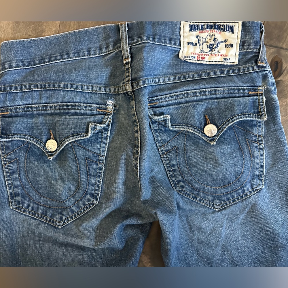 True Religion slim fit straight legged‎ Men’s Jeans sz 30